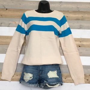 Blue Stripe Sweater